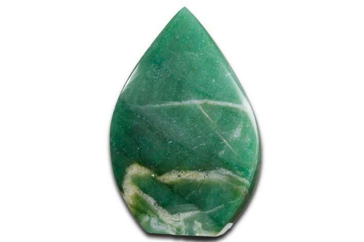 Polished Jade (Nephrite) Flame - Afghanistan #355882